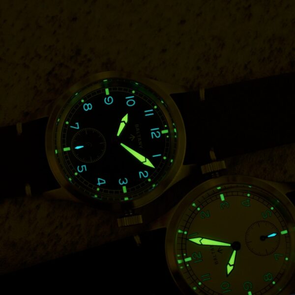 The D12 Minitary Watch Vintage Stainless Steel VD78 Quartz Movement 200M Waterproof Sub-second Field Watch - Image 3