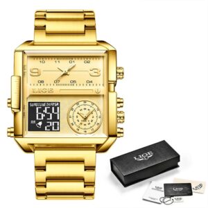 Men Quartz Digital Watch Creative Sport Watches Male Waterproof Wristwatch Montre Homme Clock Relogio Masculino