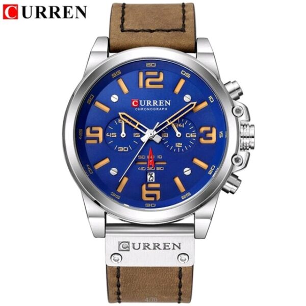 CURREN 8314 Luxury Brand Quartz Men Watch Military Waterproof Leather Strap Sport Mens Watches Fashion Casual Male Clock часы - Image 11