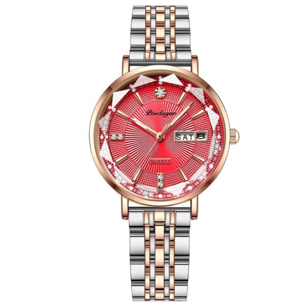 New Women Watch Rose Gold Fashion Quartz Watches Top Brand Luxury Ladies Wristwatch Waterproof Date Week Girlfriend Gift - Image 16