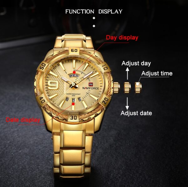 New Men WristWatch Fashion Quartz Classic Watches For Men Waterproof Business Steel Band Clock Man - Image 9