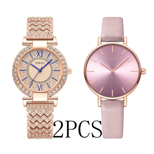 Women Watches Rose Gold Ladies Bracelet Watches Reloj Mujer Creative Waterproof Quartz Watches For Women - Image 6