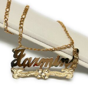 Personalized Custom Name Necklace For Women Customized 18k Gold Plated Nameplate Pendant Stainless Steel Jewelry Gift For Girls