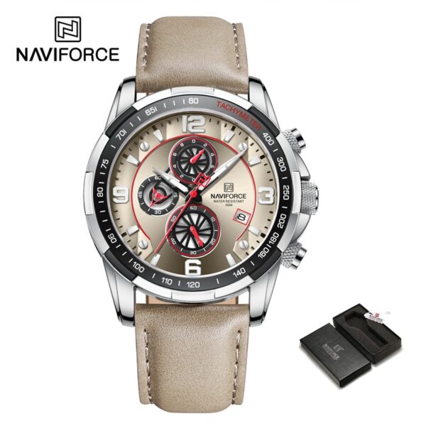 Luxury NAVIFORCE 100% Original Fashion Watch For Men Multifunction Sport Waterproof Man Quartz Wrist Watches Clock - Image 7