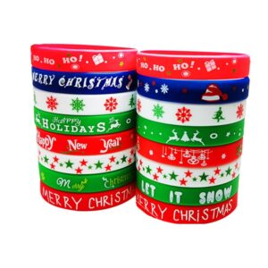 Customized Silicone Armband Printed Custom Wristband Personalized Bracelets with Logo Text for Halloween Party Events Christmas