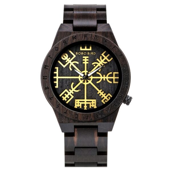 Men Watches Zebra Wood Vintage Watch for Men Come With Bamboo Box Thanksgiving Christmas Gift - Image 16