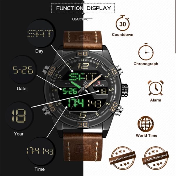 Sport Watches Men Fashion Casual Digital Quartz Wristwatches Male Military Clock Relogio Masculino - Image 7