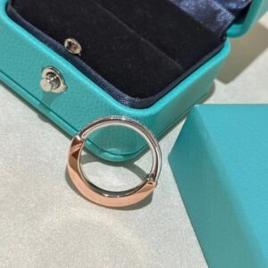 High Quality New Trend Hot Brand Luxury Jewelry Rings For Women Classics Geometric Zircon Lock Rose Gold Anniversary Gift