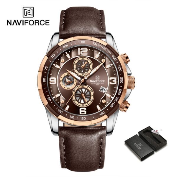 Luxury NAVIFORCE 100% Original Fashion Watch For Men Multifunction Sport Waterproof Man Quartz Wrist Watches Clock - Image 15