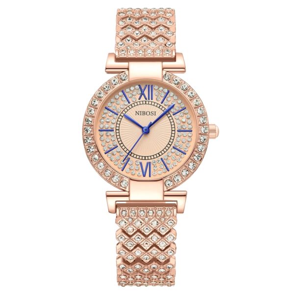 Women Watches Rose Gold Ladies Bracelet Watches Reloj Mujer Creative Waterproof Quartz Watches For Women - Image 5