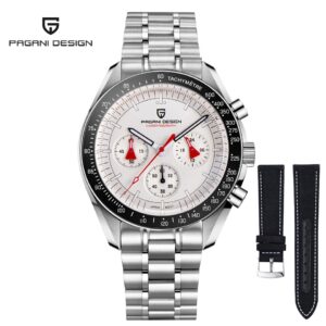 PAGANI DESIGN New AK Project Men Watches Luxury Quartz Wrist Watch For Men AR Sapphire Speed Chronograph Automatic Date