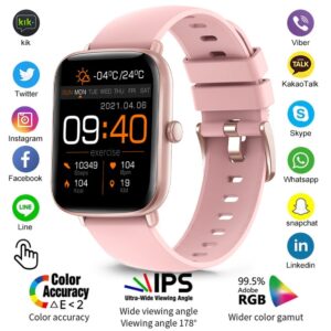 New Bluetooth Heart Rate Monitor Smart Watch Men Full Touch Dial Call Fitness Tracker IP67 Waterproof Smartwatch Men women