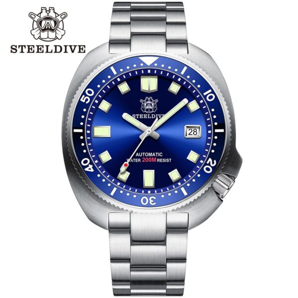 New Men SD1970 SteelDive Mechanical Watch Brand 44MM Men NH35 Dive Watch with Ceramic Bezel Watch - Image 25