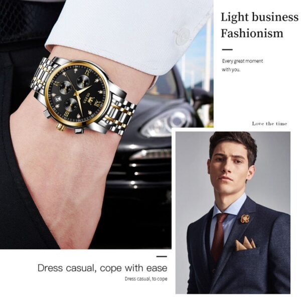 Luxury Watch for Men Stainless Steel Waterproof Quartz Men Watches Business Style Men Watches Luxury Original - Image 10