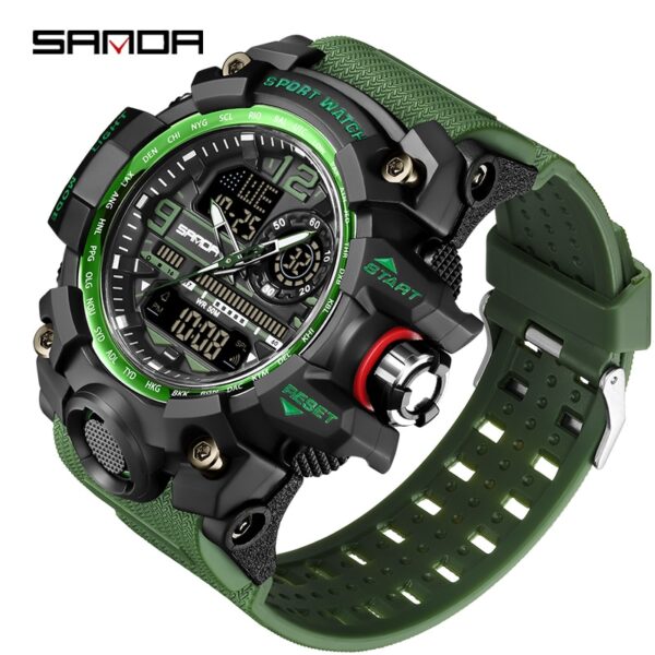 Military Watch Men Digital Shock Sports Watches For Man Waterproof Electronic Wristwatch - Image 5