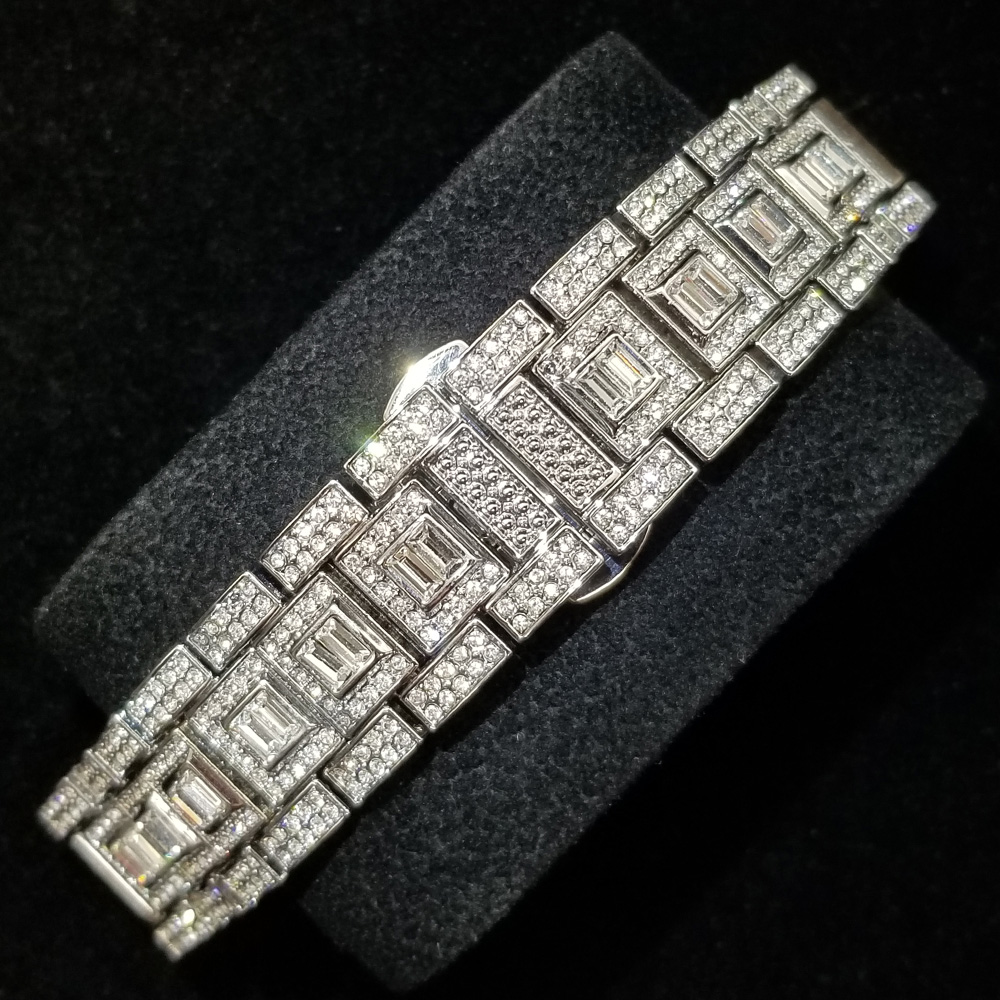 Men's Iced Out Day Date Watch – Hip Hop – detail 9