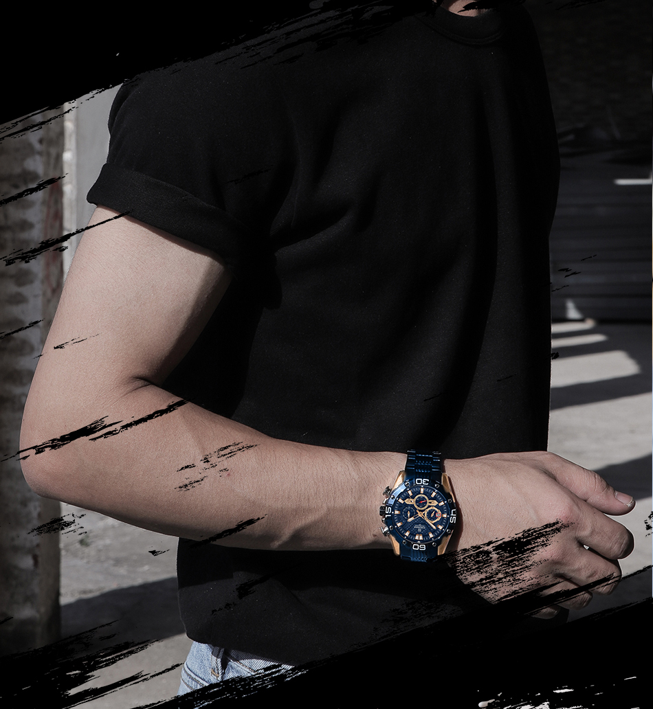 NAVIFORCE NF8019 Men's Chronograph Watch – detail 5