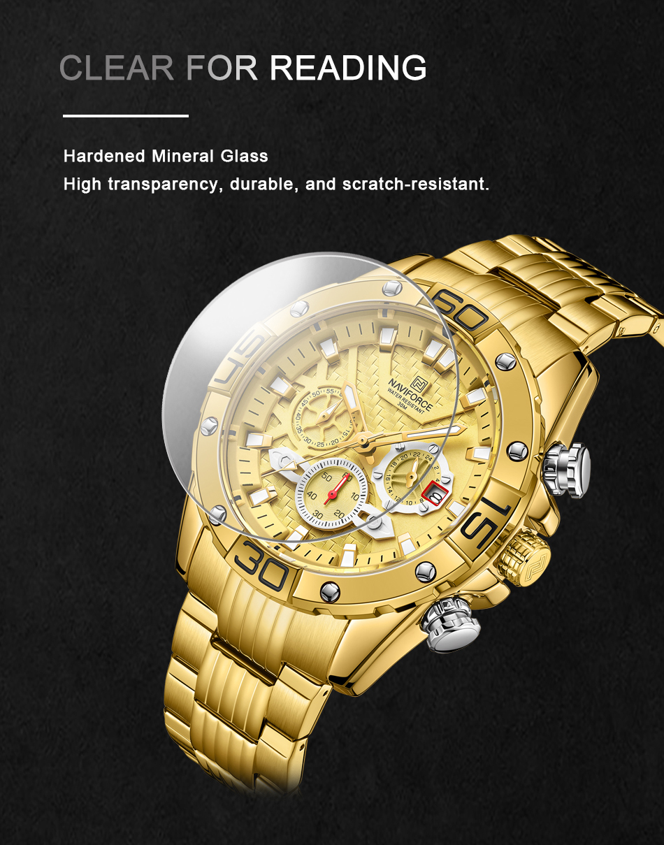 NAVIFORCE NF8019 Men's Chronograph Watch – detail 16