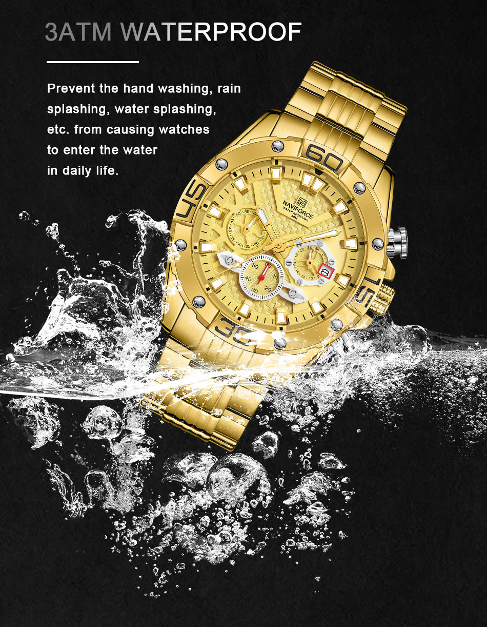NAVIFORCE NF8019 Men's Chronograph Watch – detail 18