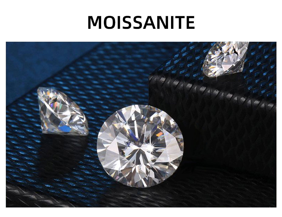 Twisted Vine Moissanite Ring 1 ct – 14K White Gold Plated Silver – detail 9