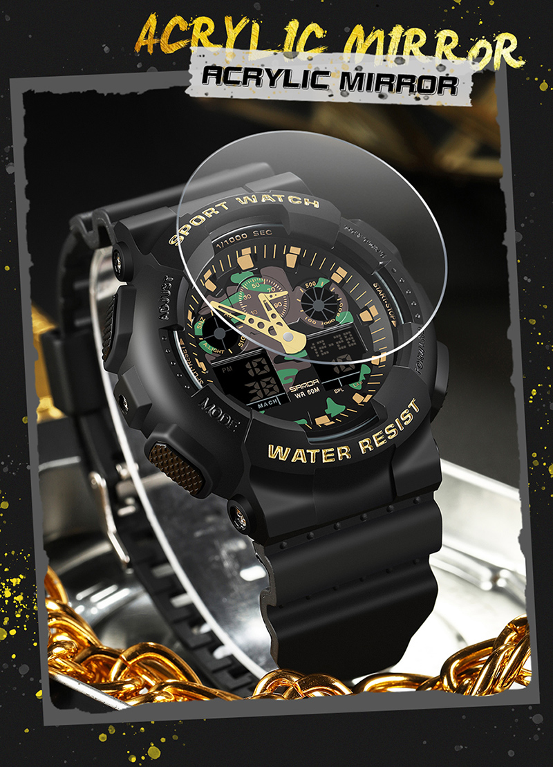 Men's LED Digital Outdoor Watch 3110 – detail 9