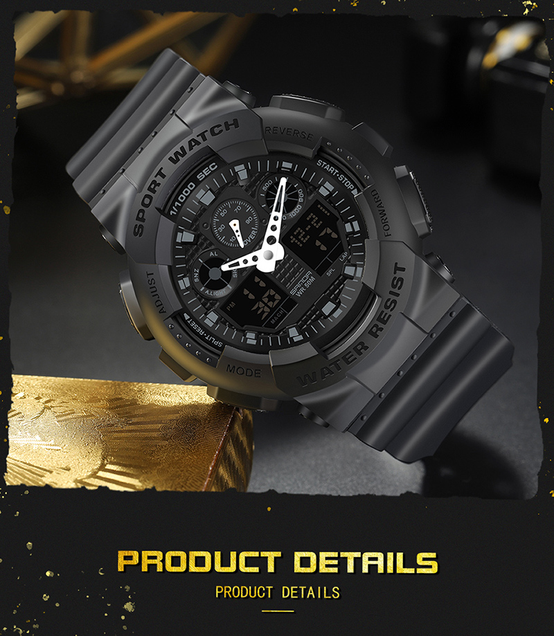 Men's LED Digital Outdoor Watch 3110 – detail 21