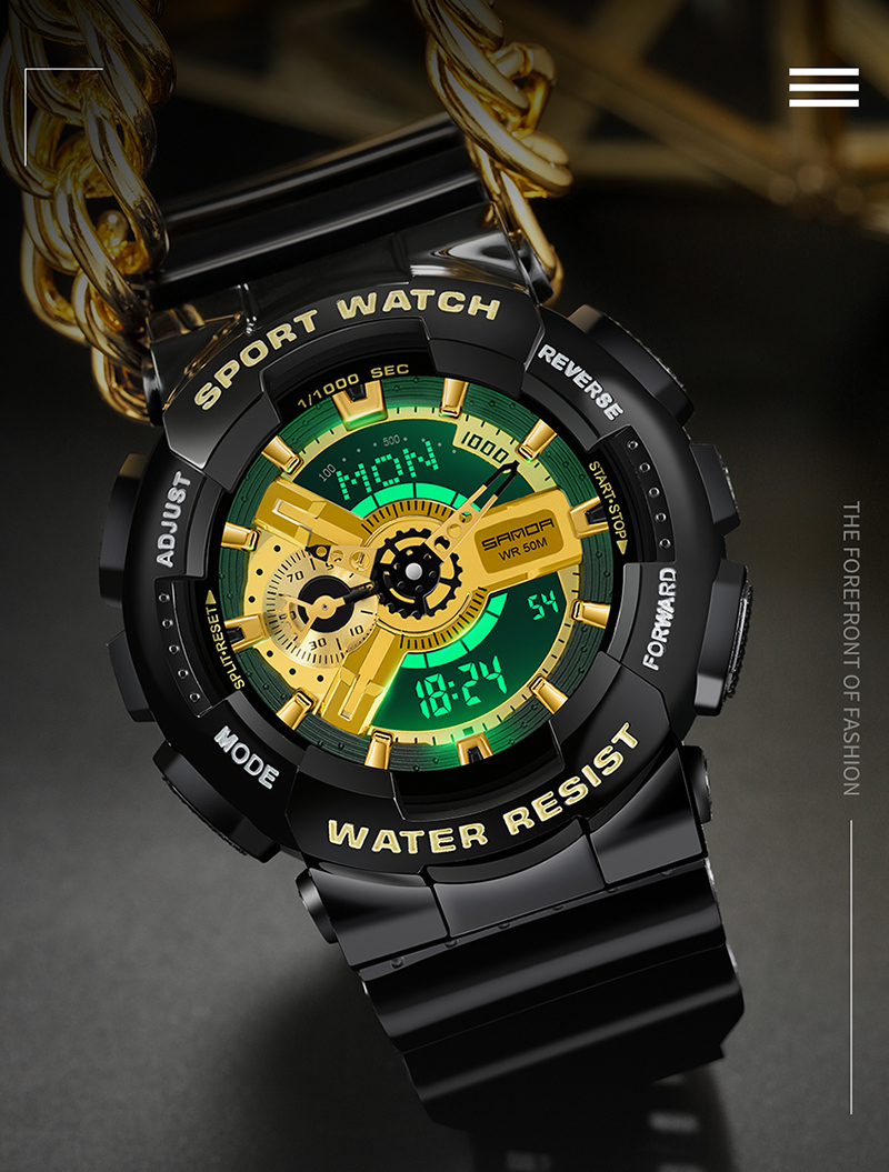Men's LED Digital Outdoor Watch 3110 – detail 1