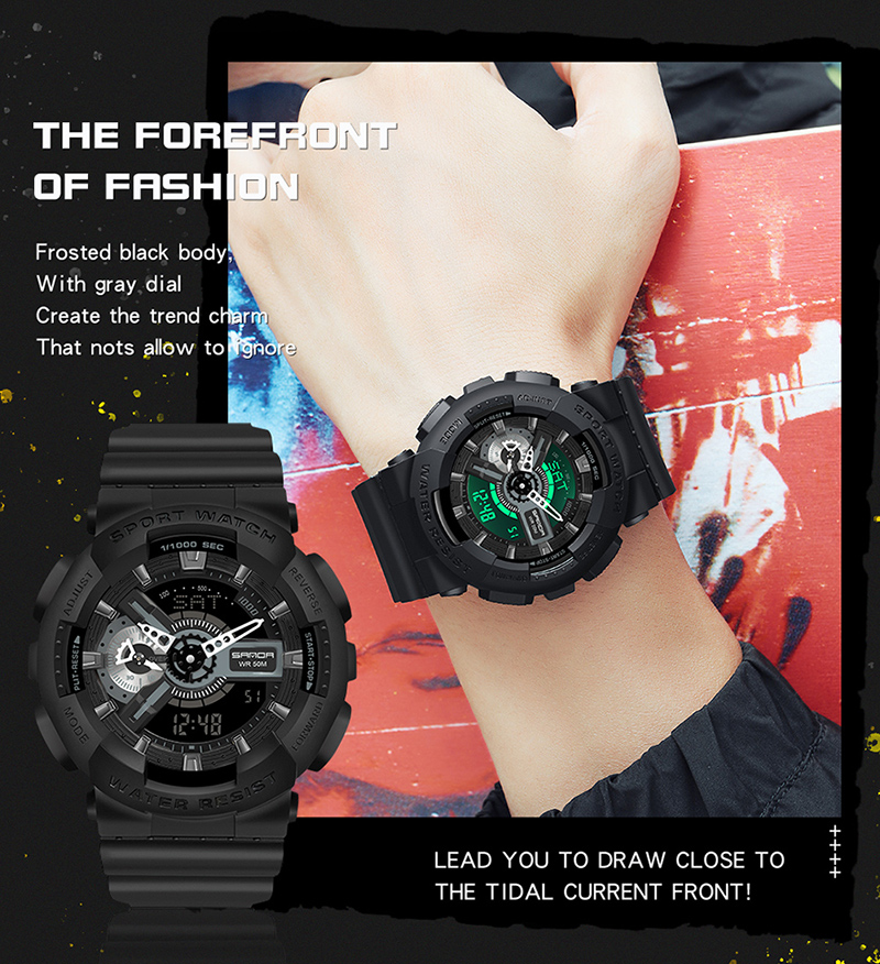 Men's LED Digital Outdoor Watch 3110 – detail 12