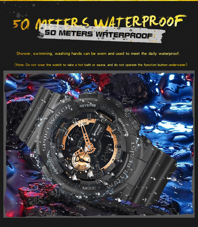 Men's LED Digital Outdoor Watch 3110 – detail 10