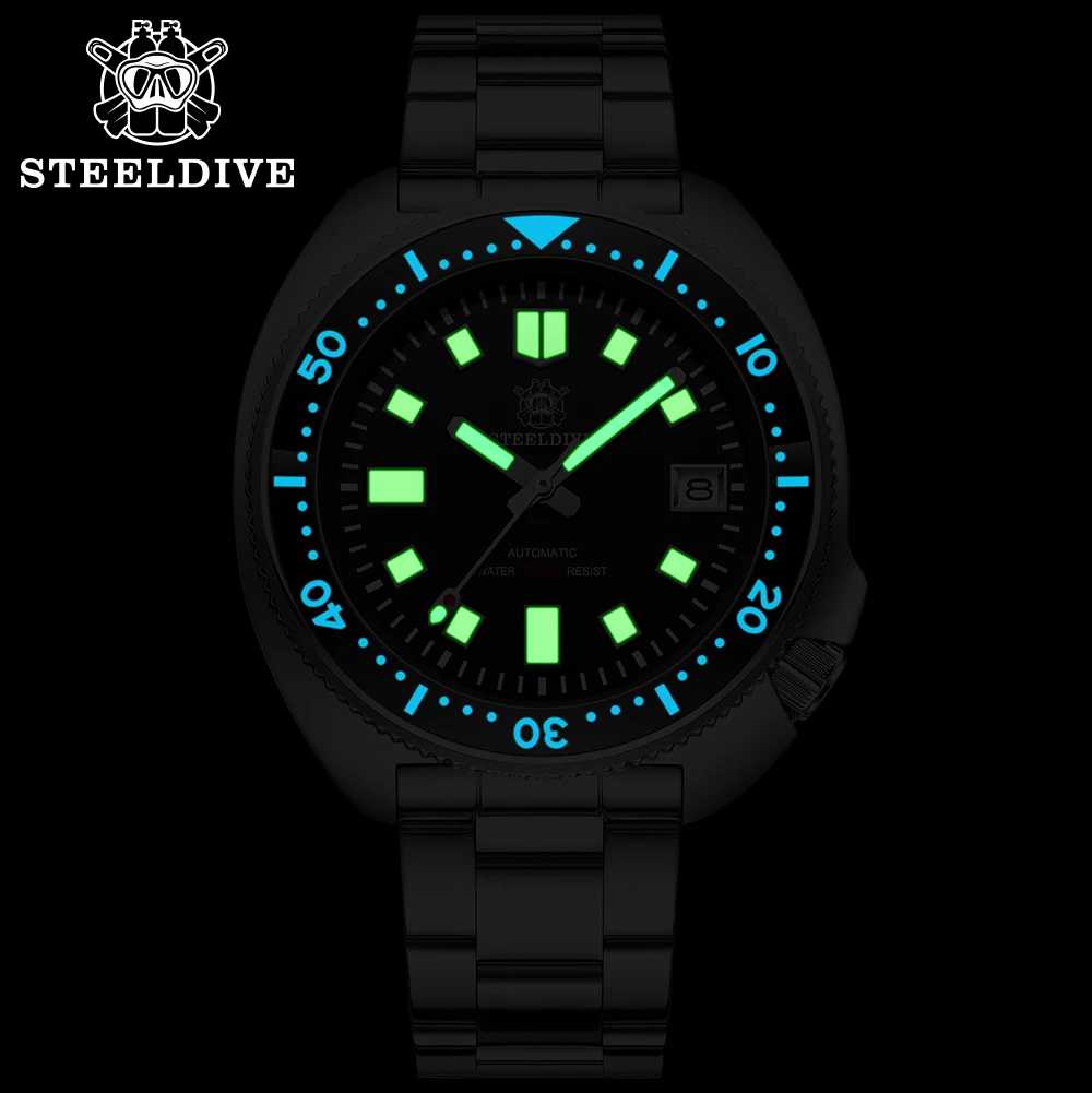 STEELDIVE SD1970 44 mm Automatic Diver – NH35, Ceramic – detail 3