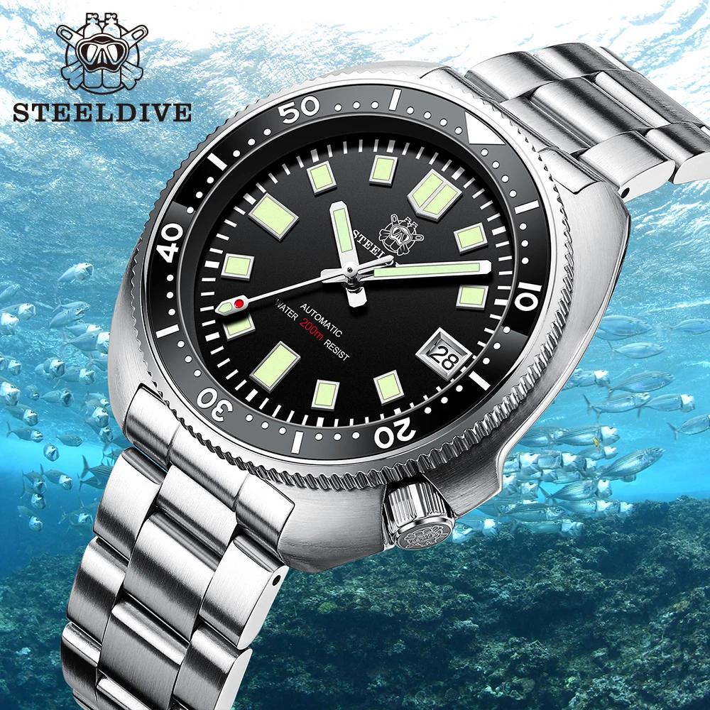 STEELDIVE SD1970 44 mm Automatic Diver – NH35, Ceramic – detail 2