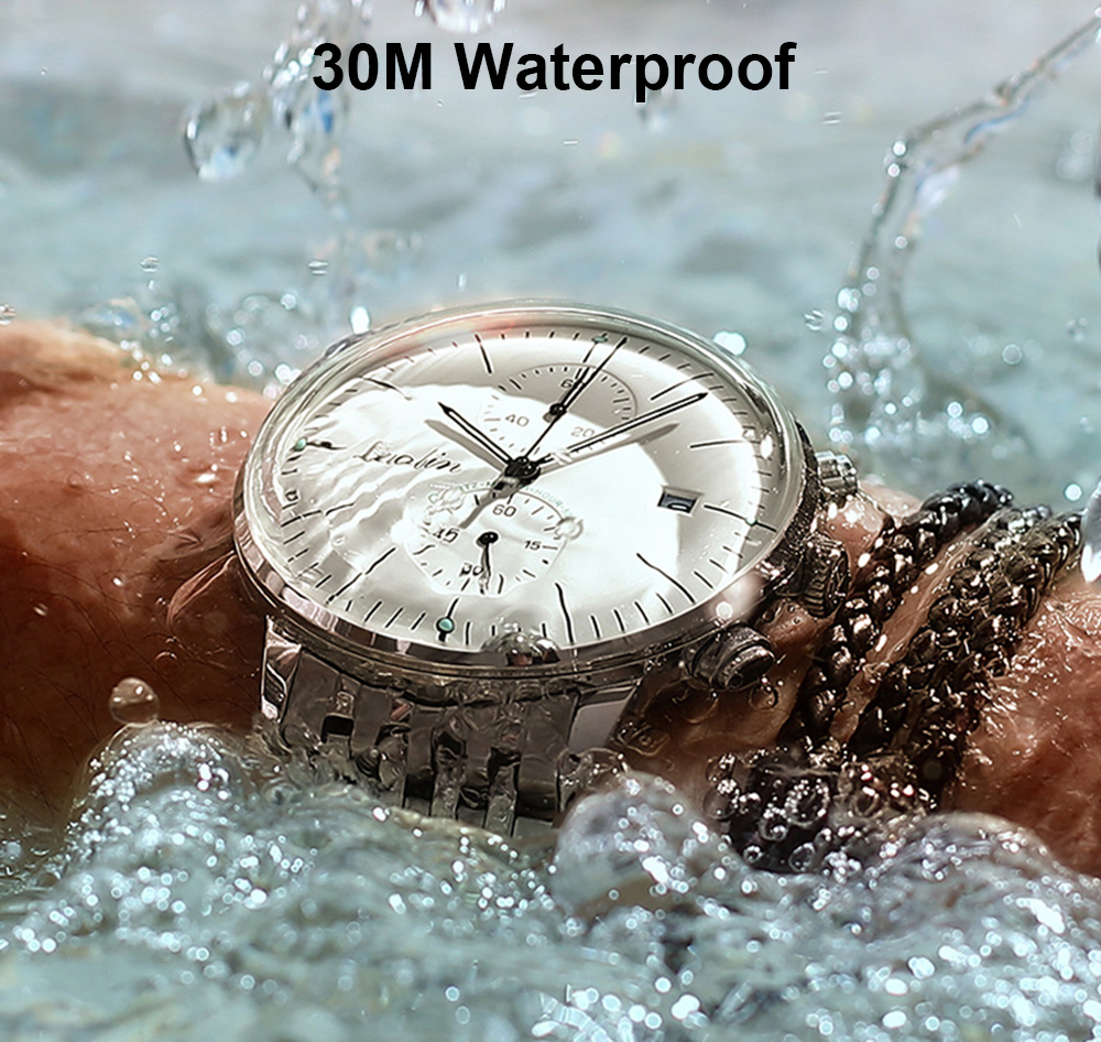 OBAO Men's Automatic Business Watch – Luminous – detail 5