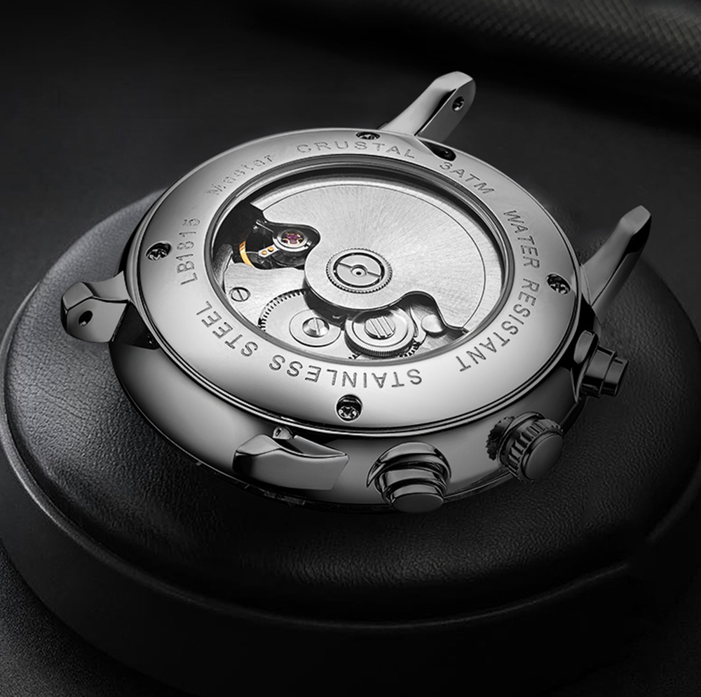 OBAO Men's Automatic Business Watch – Luminous – detail 7