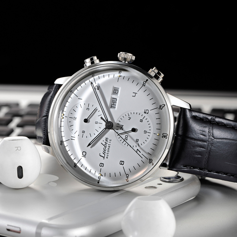 OBAO Men's Automatic Business Watch – Luminous – detail 1