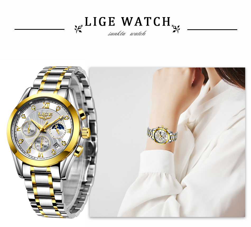 Women's Creative Steel Bracelet Watch – Small or Large – detail 1