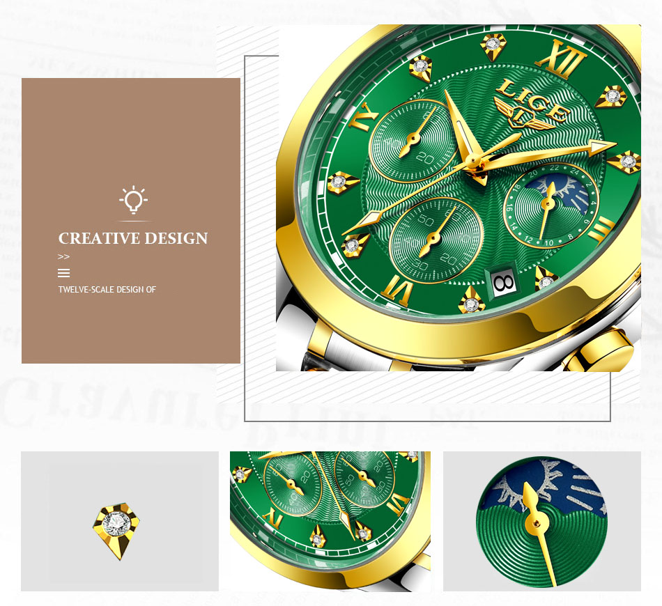 Women's Creative Steel Bracelet Watch – Small or Large – detail 32