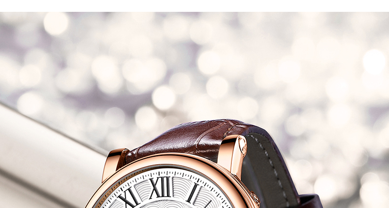 Men's Genuine Leather Chronograph with 24-Hour Display – detail 35