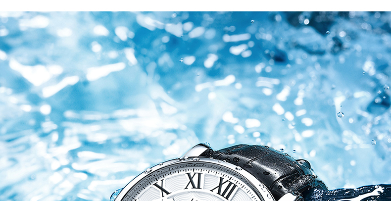 Men's Genuine Leather Chronograph with 24-Hour Display – detail 16