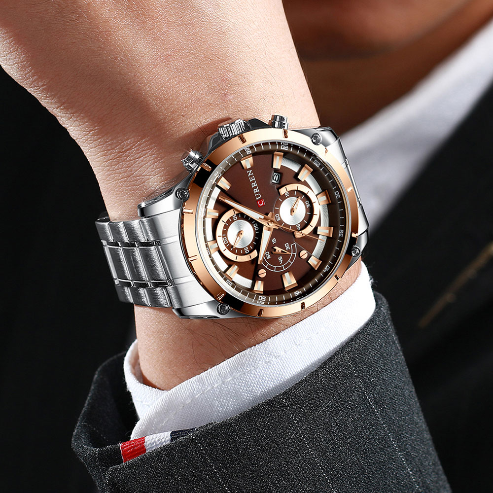 CURREN Men's Gold Chronograph – 47 mm – detail 11