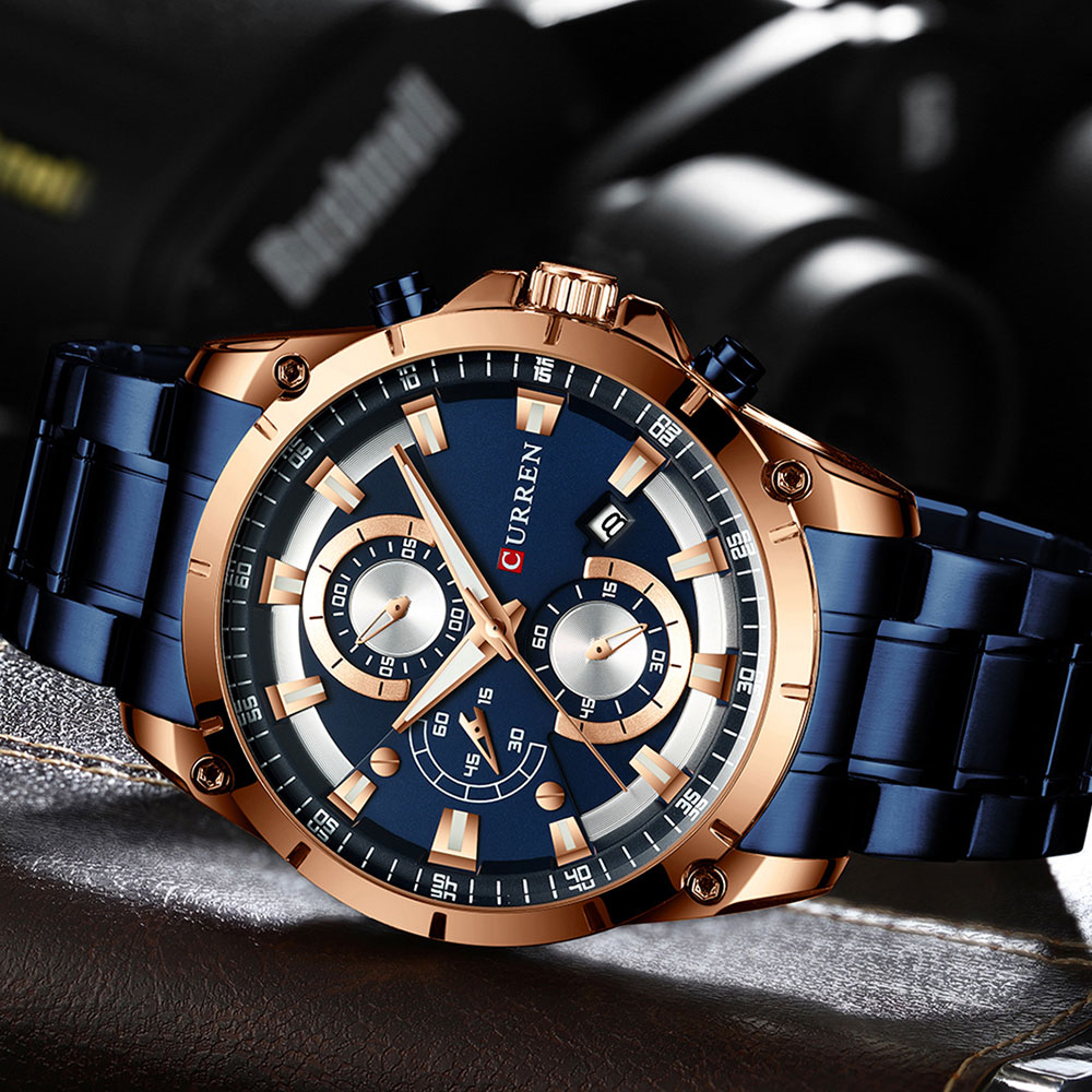 CURREN Men's Gold Chronograph – 47 mm – detail 19
