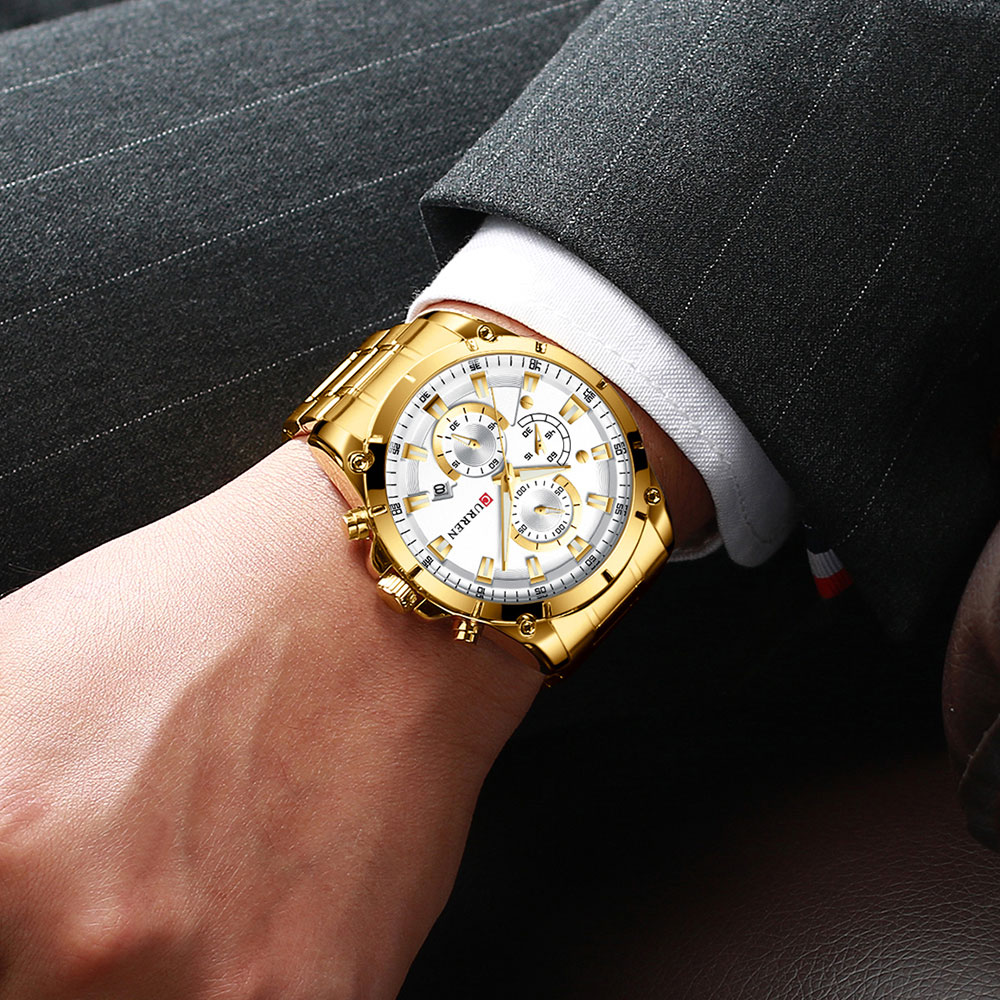 CURREN Men's Gold Chronograph – 47 mm – detail 20