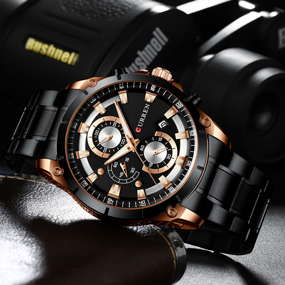 CURREN Men's Gold Chronograph – 47 mm – detail 9