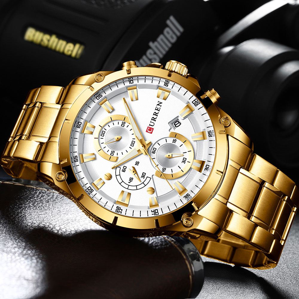 CURREN Men's Gold Chronograph – 47 mm – detail 21