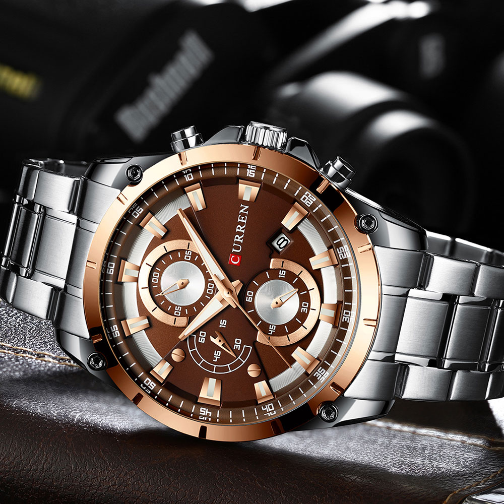 CURREN Men's Gold Chronograph – 47 mm – detail 13