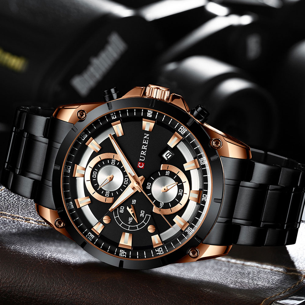 CURREN Men's Gold Chronograph – 47 mm – detail 10