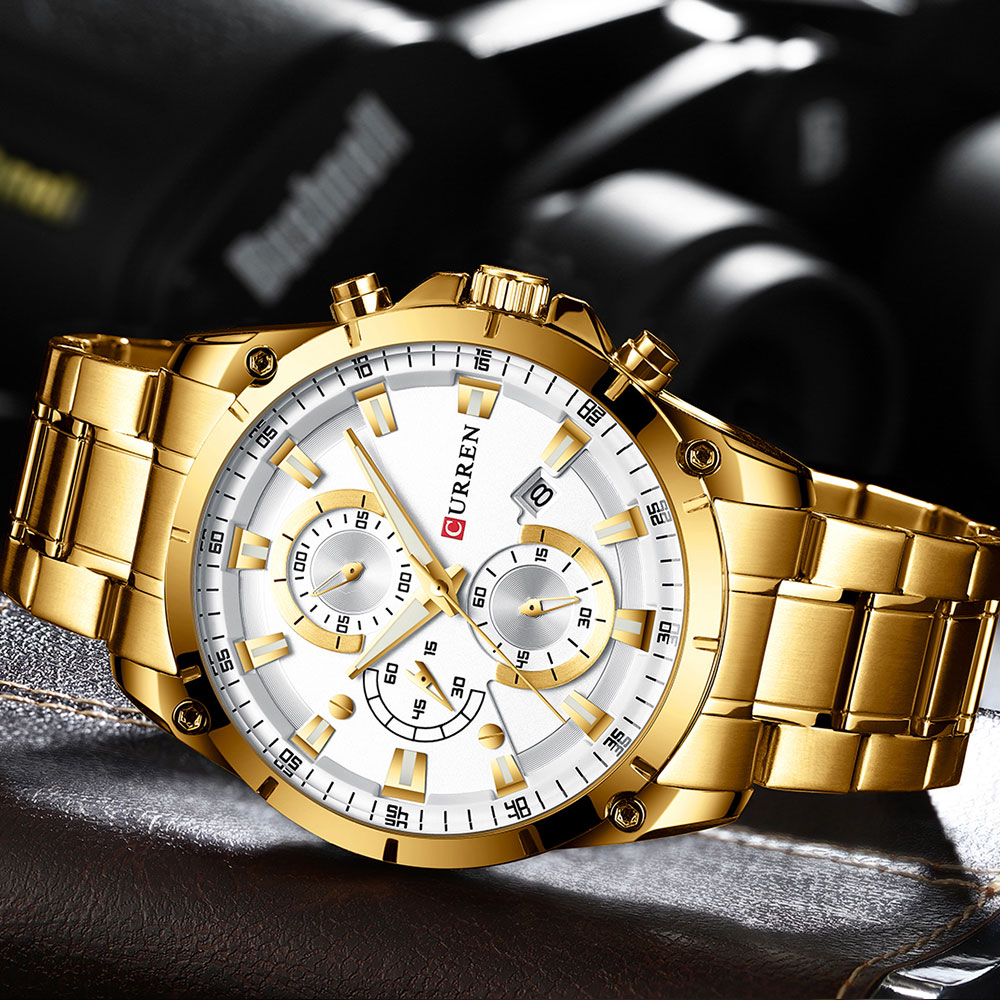 CURREN Men's Gold Chronograph – 47 mm – detail 22