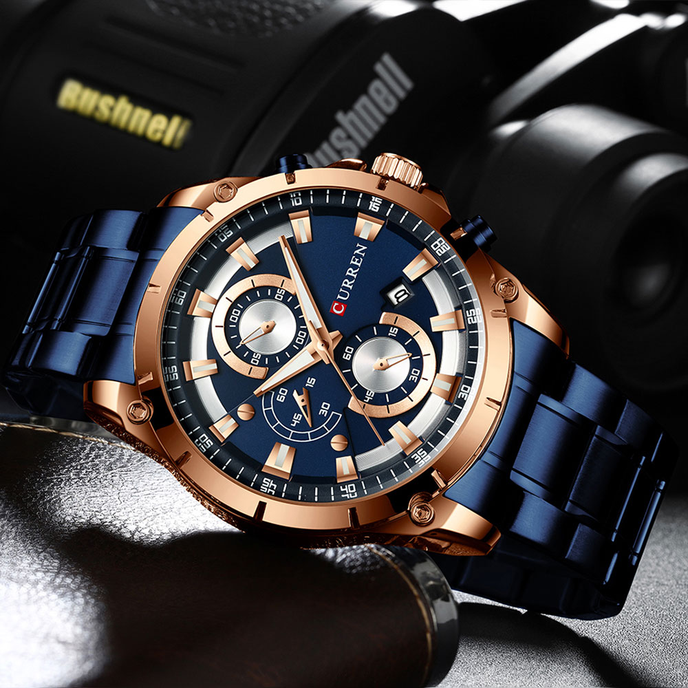 CURREN Men's Gold Chronograph – 47 mm – detail 18